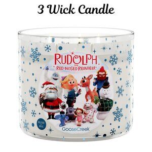 GOOSE CREEK LIMITED EDITION RUDOLPH CHRISTMAS TOWN 3 Wick Candle NWT